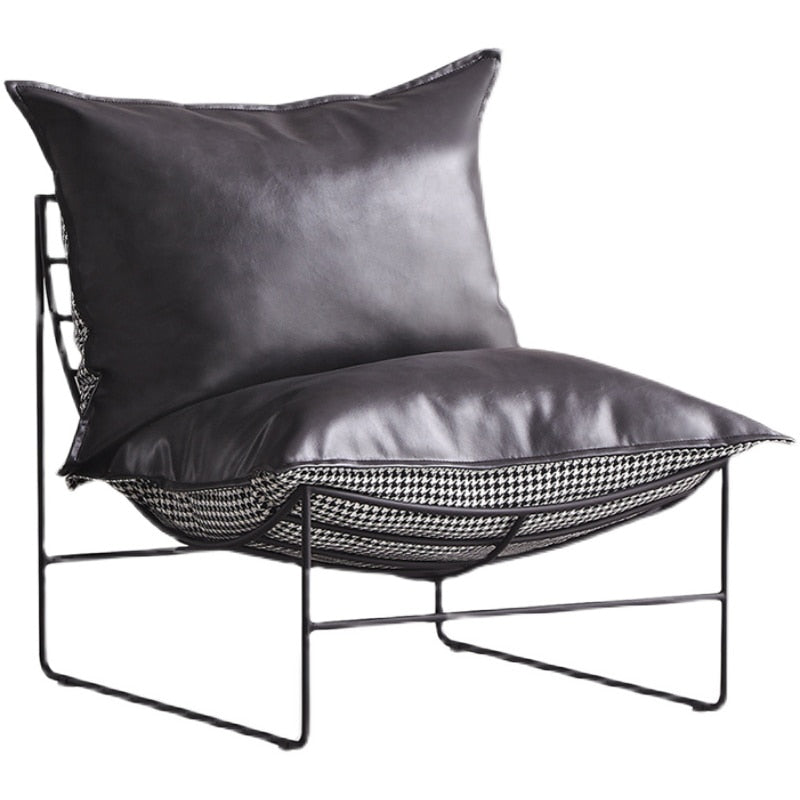 Modern leather lounge chair